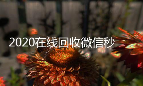 2020在线回收回收微信平台微信秒结（高价回收微信秒结）
